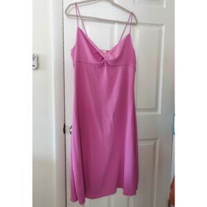 Twist Front Midi Dress